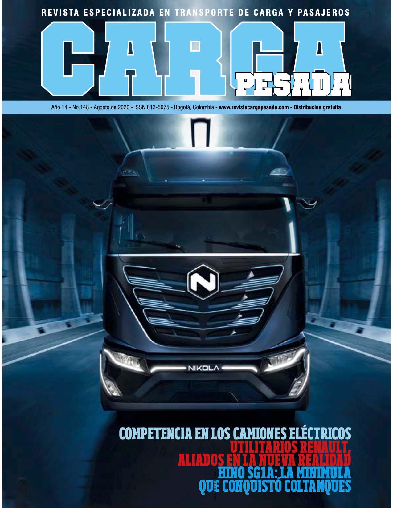 Revista Carga Pesada Edición 148 Agosto 2020
