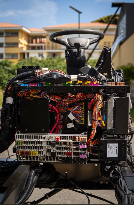 Componentes electrónicos del chasis de la nueva generación Scania SUPER