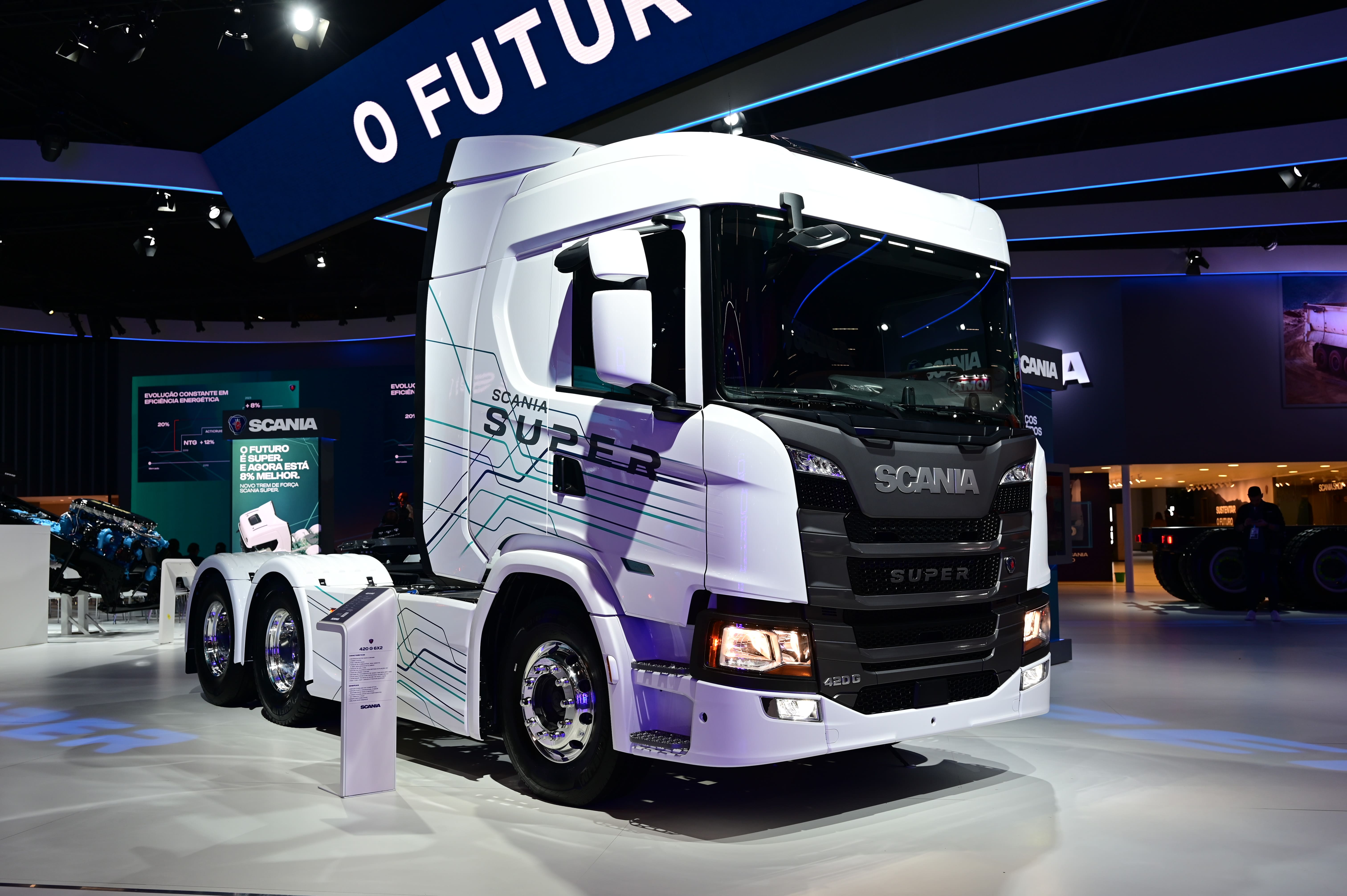 Scania expuso su nueva tecnología en Fenatran