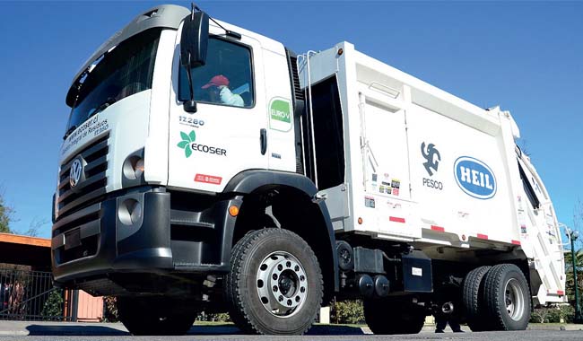 EL VOLKSWAGEN AUTOMÁTICO SE PRUEBA PARA LA RECOLECCIÓN DE RESIDUOS DE CHILE