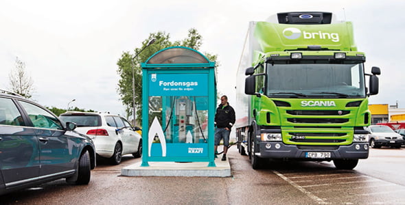 SCANIA ENTREGA EL PRIMER CAMIÓN DEL MUNDO EURO 6 IMPULSADO POR BIOGÁS