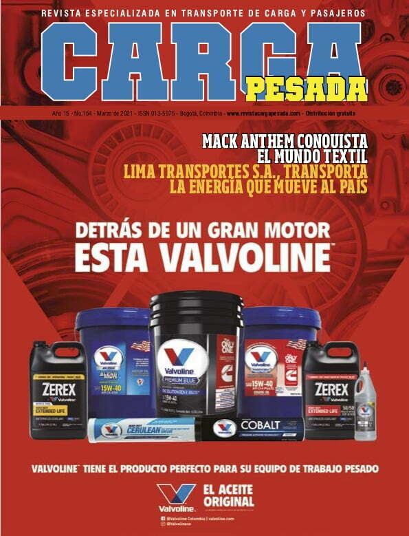 Revista Carga Pesada Edición 154 Marzo 2021