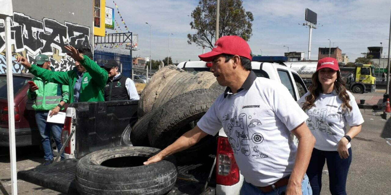 Bridgestone recoge más de 3 mil llantas en desuso
