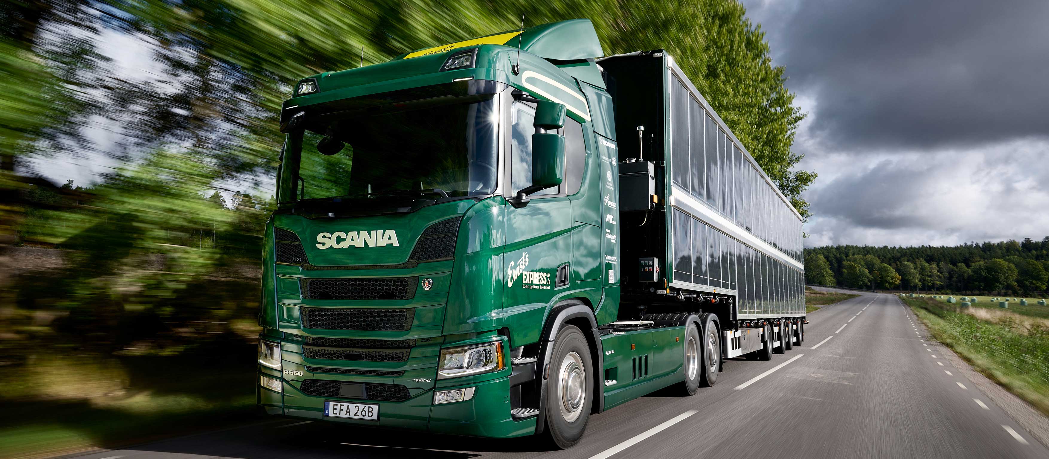 Impulsando el futuro: se presenta el proyecto de camión con energía solar de Scania