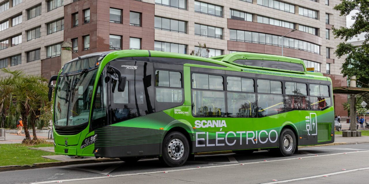 Scania pone en marcha su primer bus eléctrico urbano en Colombia